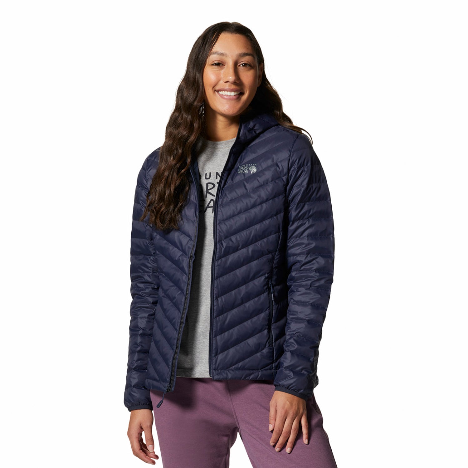 Parka Mujer Glen Alpine Down Gris Mountain Hardwear
