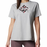Polera Manga Corta Mujer Sun Trek Graphic Gris Columbia