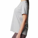Polera Manga Corta Mujer Sun Trek Graphic Gris Columbia