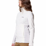 Polerón Mujer Basin Trail III Full Zip Blanco Columbia