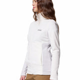 Polerón Mujer Basin Trail III Full Zip Blanco Columbia