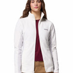 Polerón Mujer Basin Trail III Full Zip Blanco Columbia