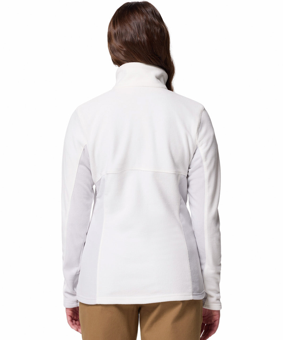 Polerón Mujer Basin Trail III Full Zip Blanco Columbia