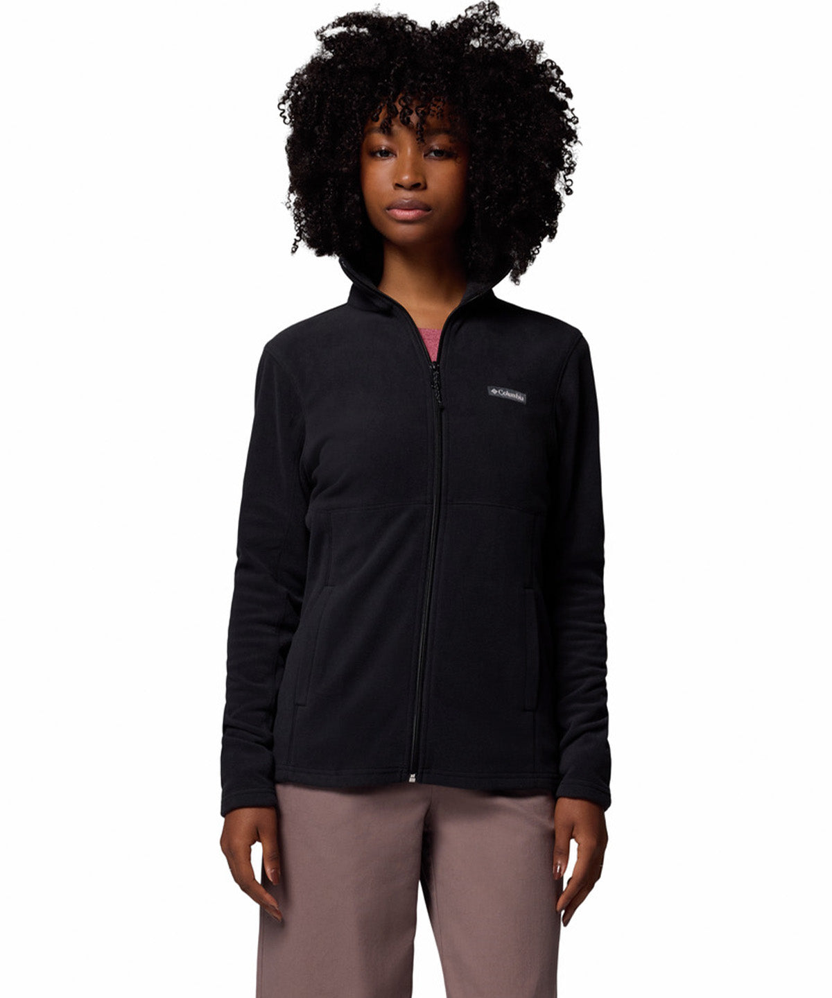 Polerón Mujer Basin Trail III Full Zip Rojo Columbia