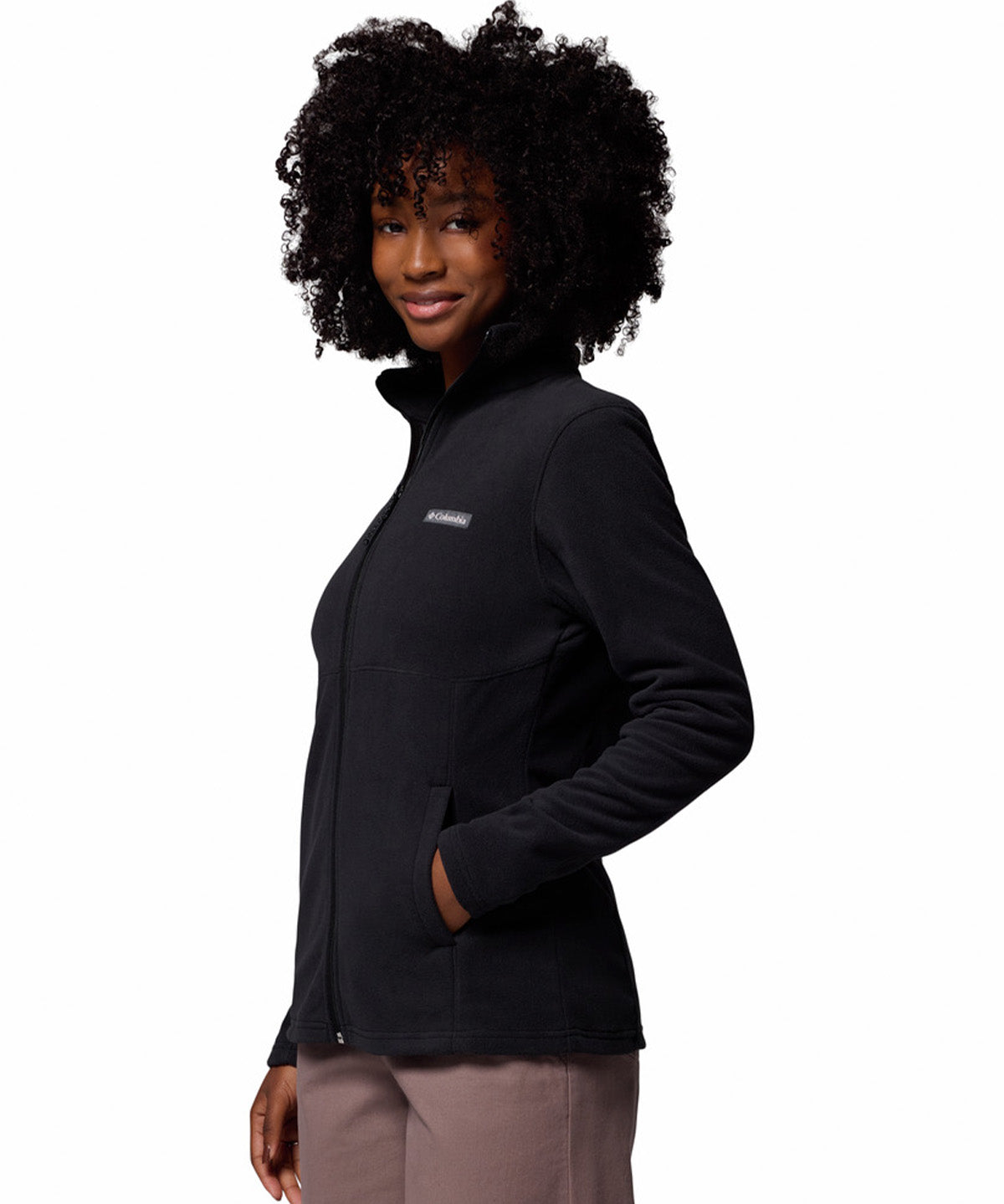 Polerón Mujer Basin Trail III Full Zip Rojo Columbia