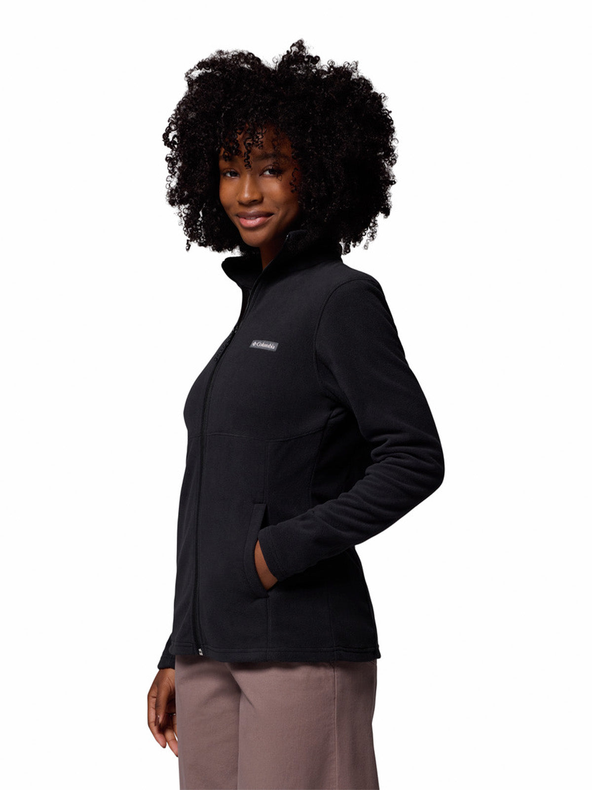 Polerón Mujer Basin Trail III Full Zip Rojo Columbia