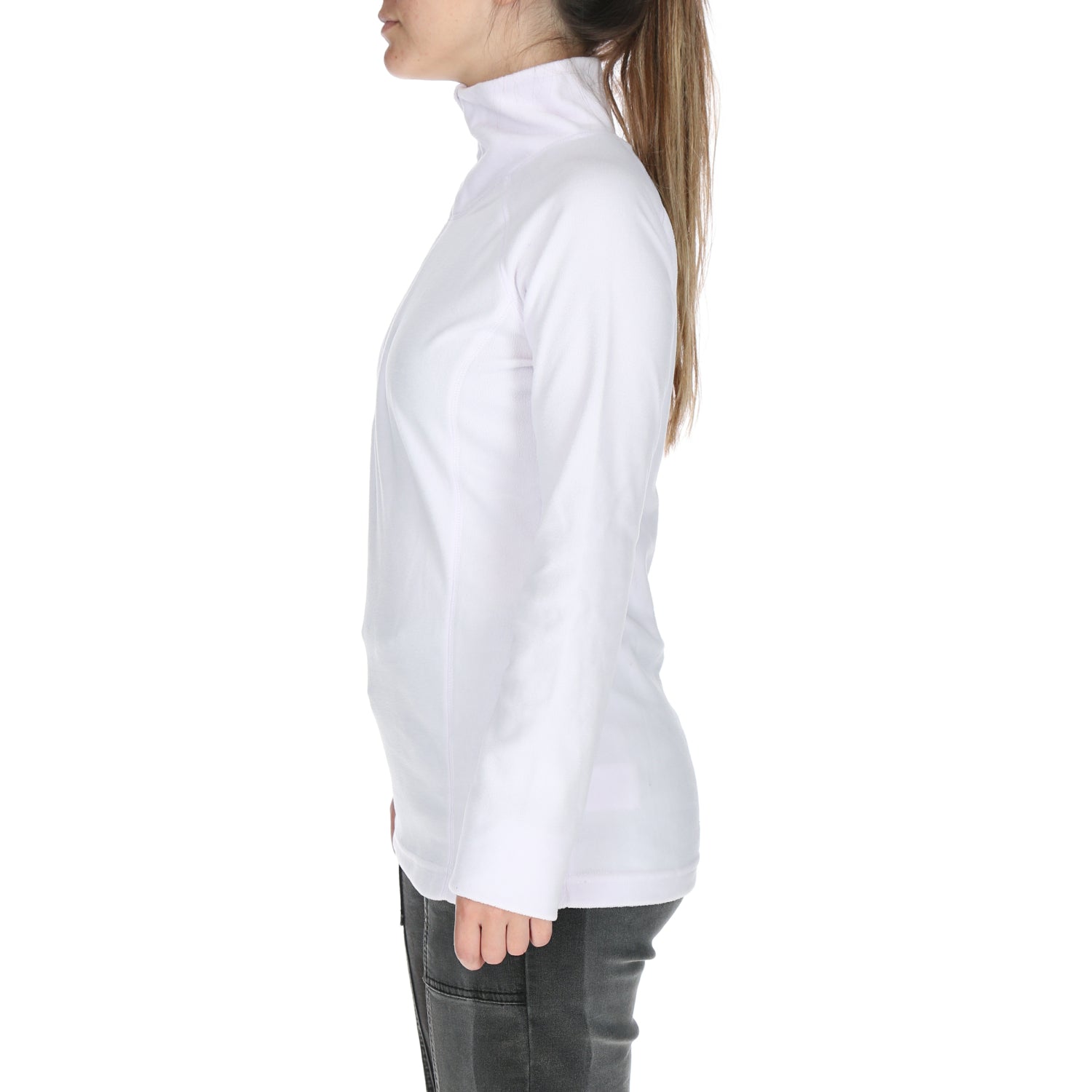 Polar Mujer Thermochill 1/4 Zip Blanco Mountain Hardwear