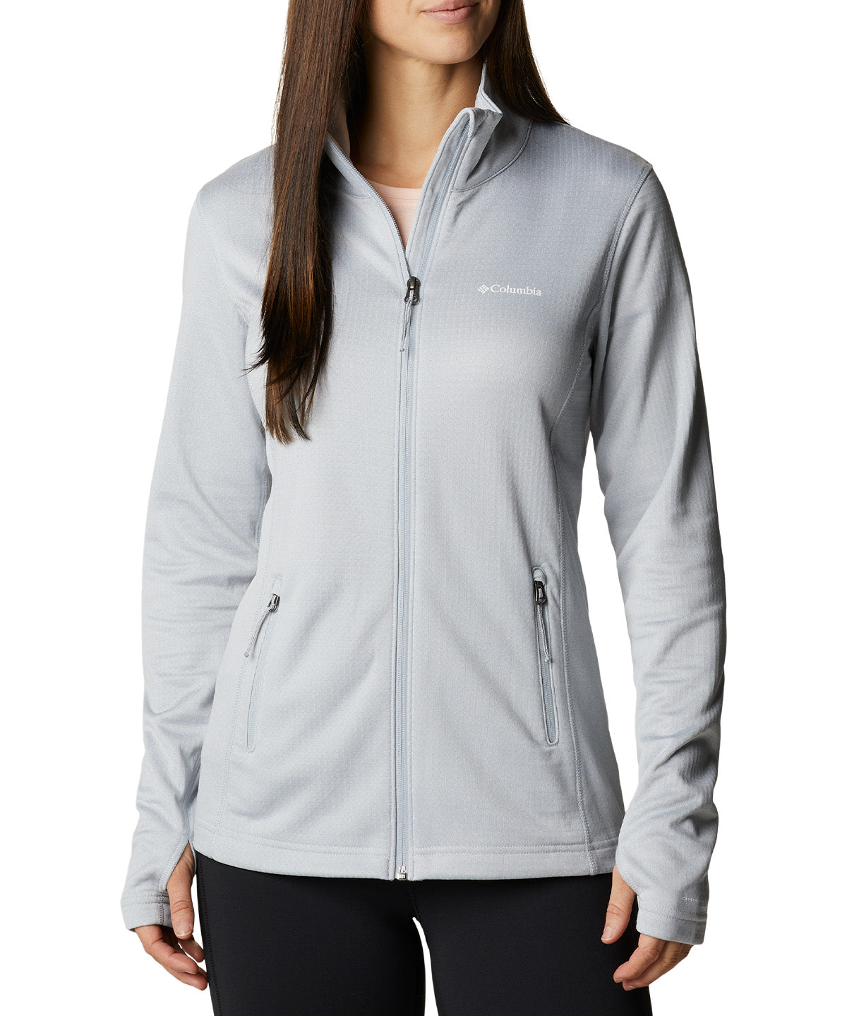 Polar Mujer Park View Grid Gris Columbia