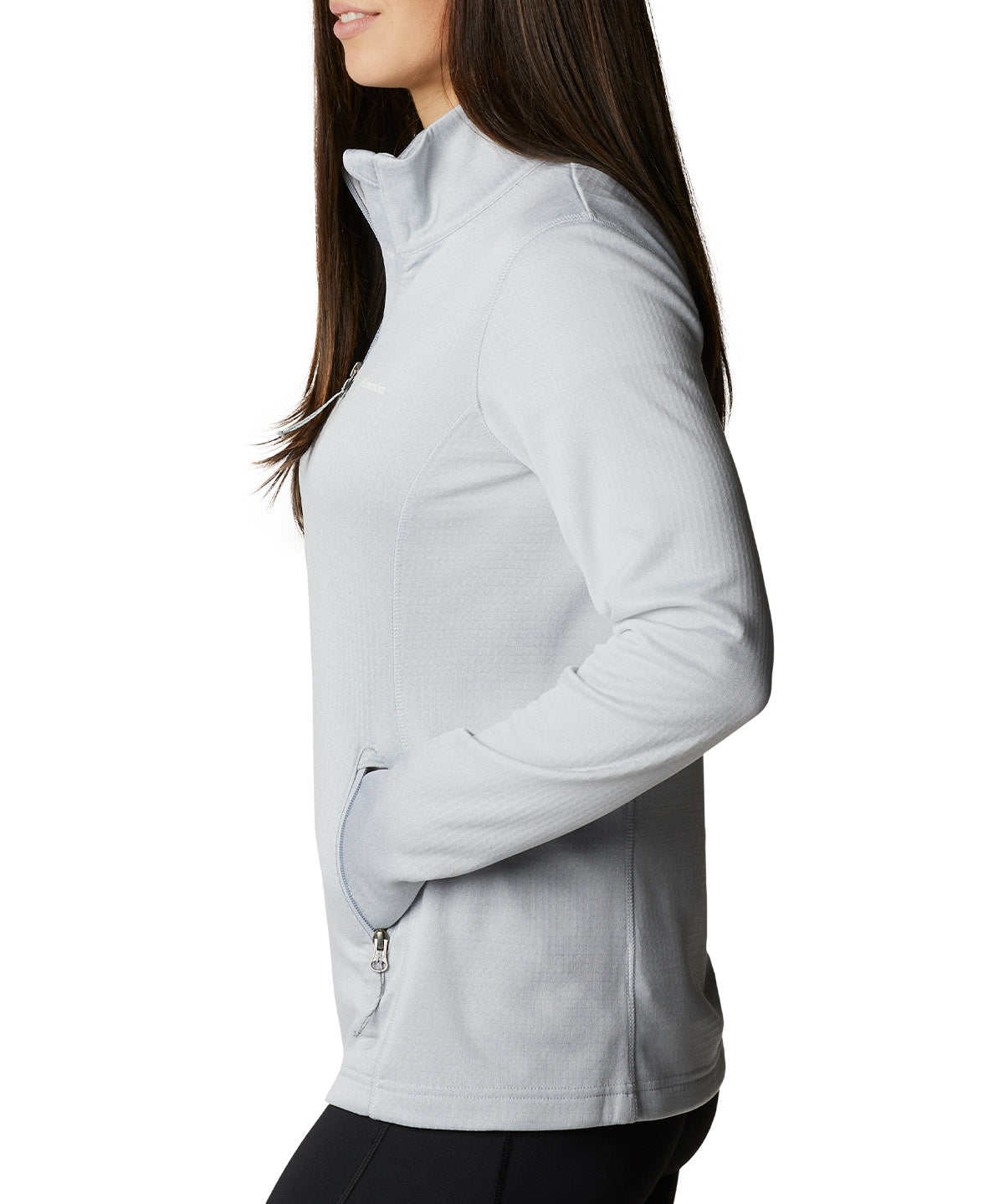 Polar Mujer Park View Grid Gris Columbia