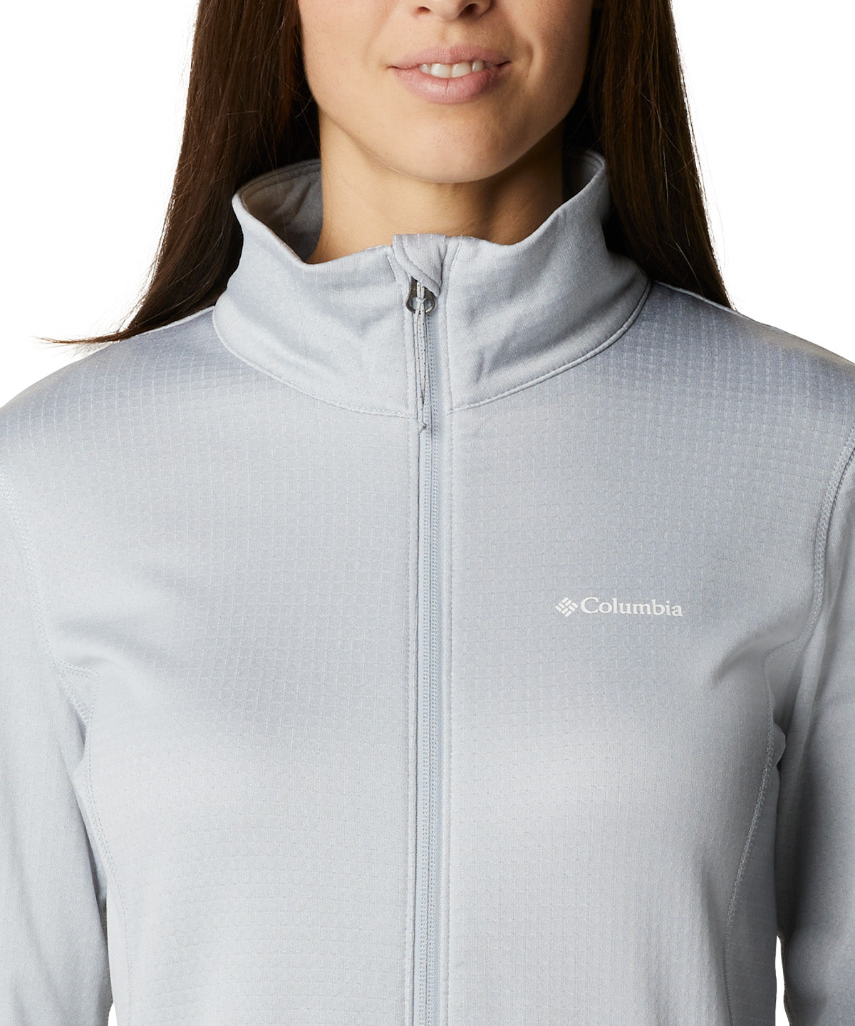 Polar Mujer Park View Grid Gris Columbia
