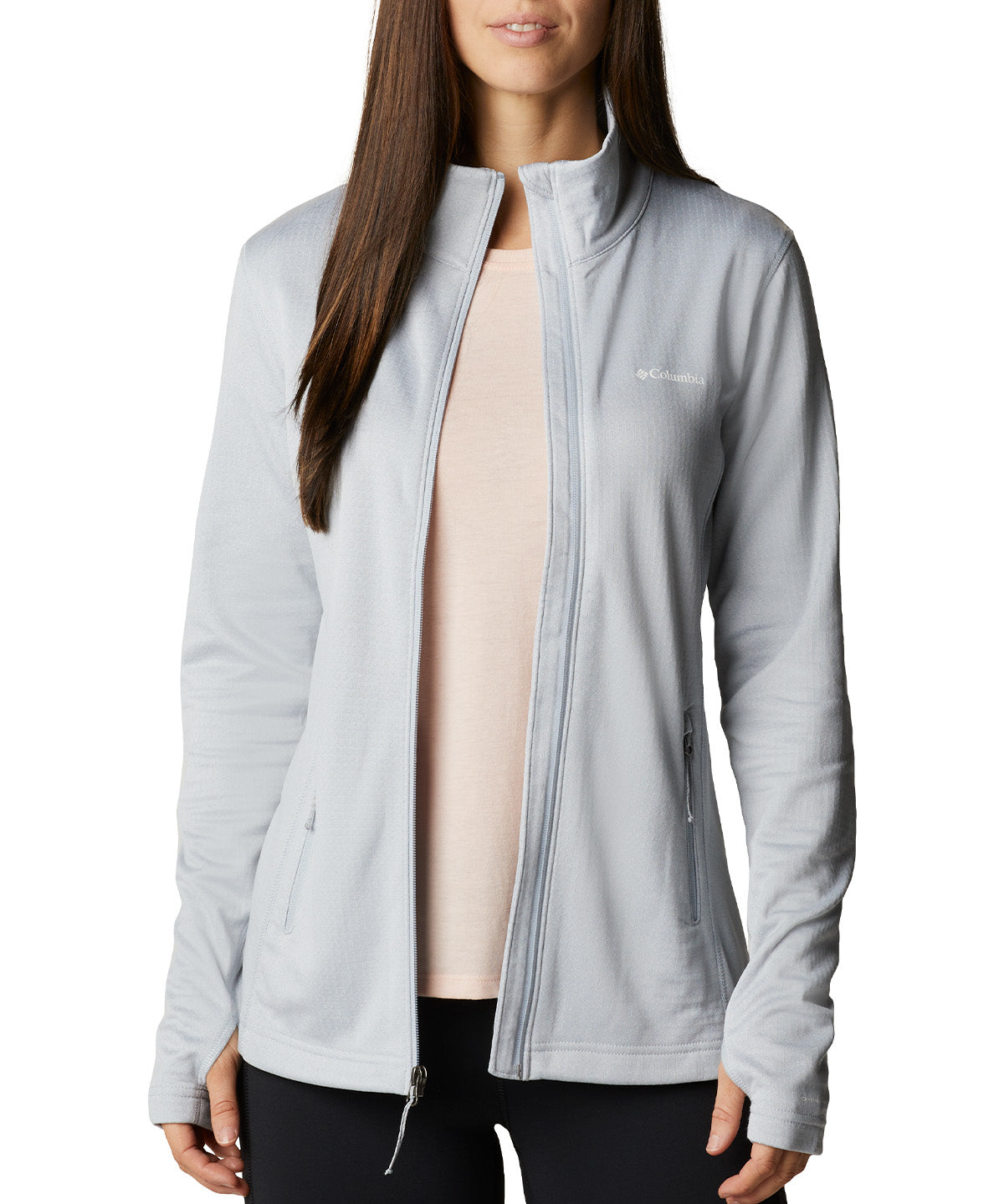 Polar Mujer Park View Grid Gris Columbia