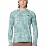 Polera Manga Larga Hombre Crater Lake  Azul Mountain Hardwear