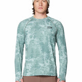 Polera Manga Larga Hombre Crater Lake  Azul Mountain Hardwear