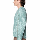 Polera Manga Larga Hombre Crater Lake  Azul Mountain Hardwear
