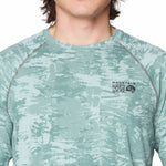 Polera Manga Larga Hombre Crater Lake  Azul Mountain Hardwear