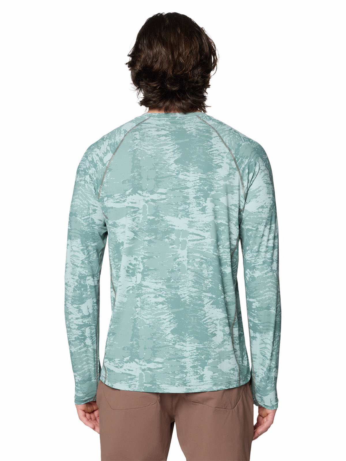 Polera Manga Larga Hombre Crater Lake  Azul Mountain Hardwear
