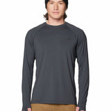 Polera Manga Larga Hombre Crater Lake Gris Mountain Hardwear