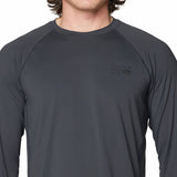Polera Manga Larga Hombre Crater Lake Gris Mountain Hardwear