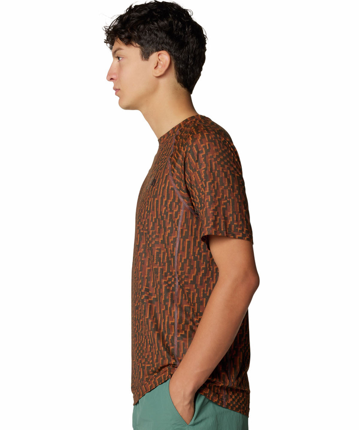 Polera Manga Corta Hombre Crater Lake Café Mountain Hardwear