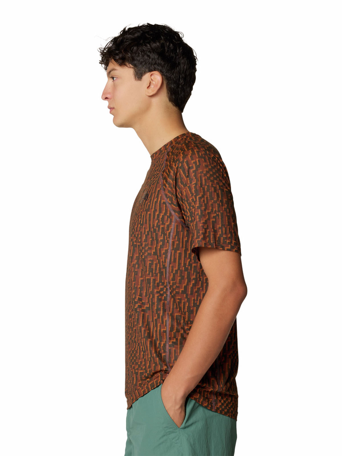 Polera Manga Corta Hombre Crater Lake Café Mountain Hardwear