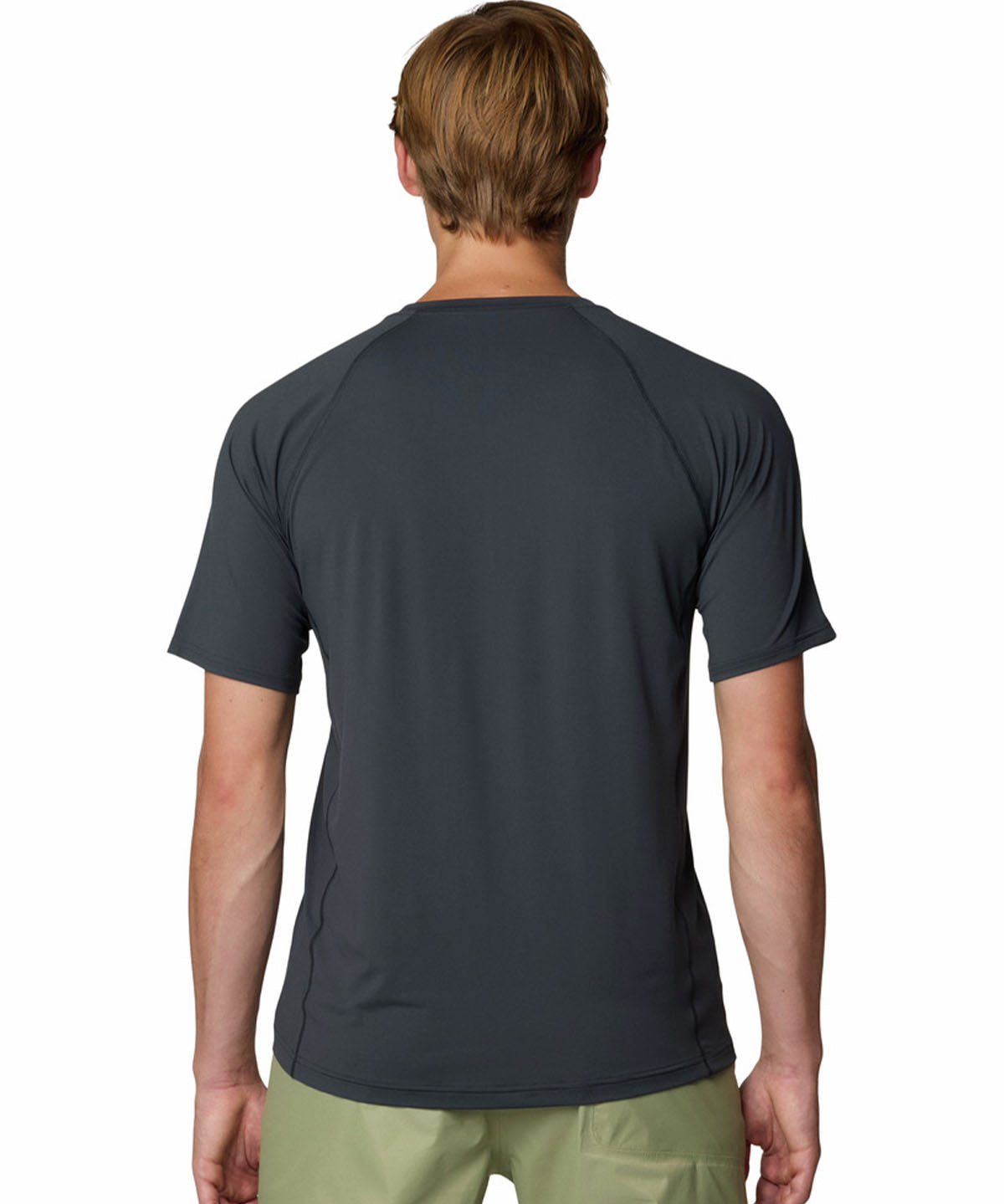 Polera Manga Corta Hombre Crater Lake Gris Mountain Hardwear