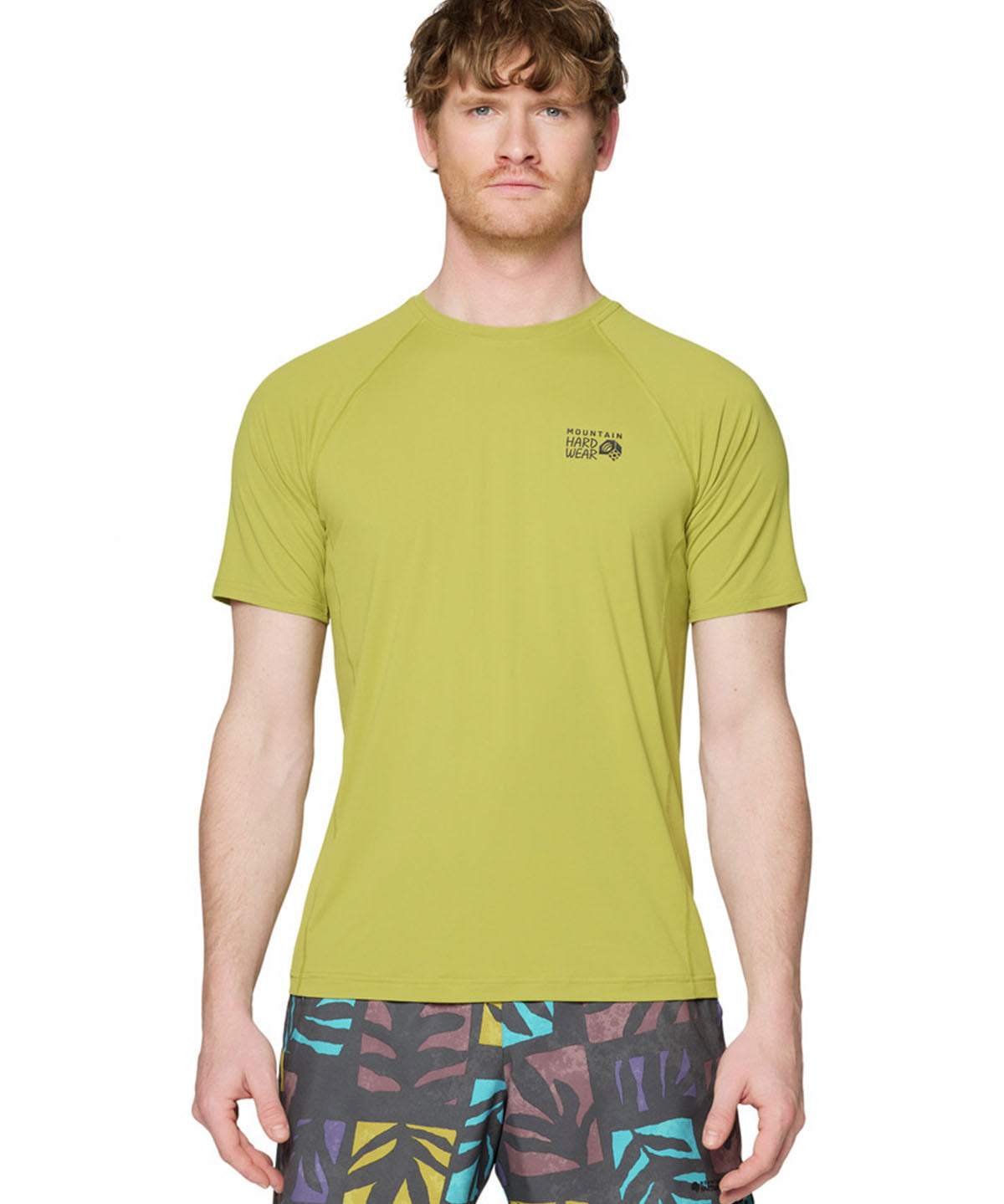 Polera Manga Corta Hombre Crater Lake  Verde Mountain Hardwear
