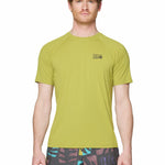 Polera Manga Corta Hombre Crater Lake  Verde Mountain Hardwear