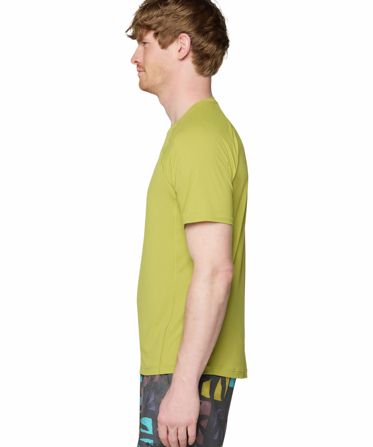 Polera Manga Corta Hombre Crater Lake  Verde Mountain Hardwear