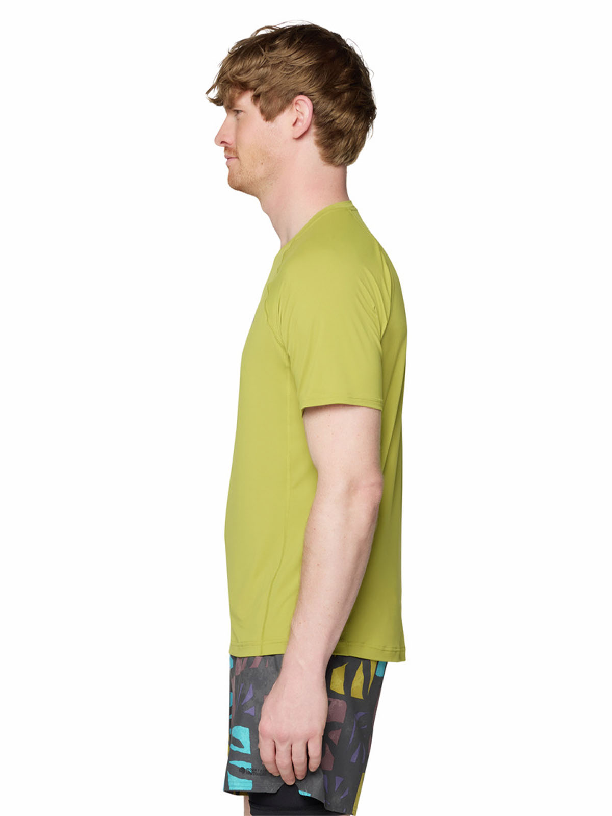 Polera Manga Corta Hombre Crater Lake  Verde Mountain Hardwear