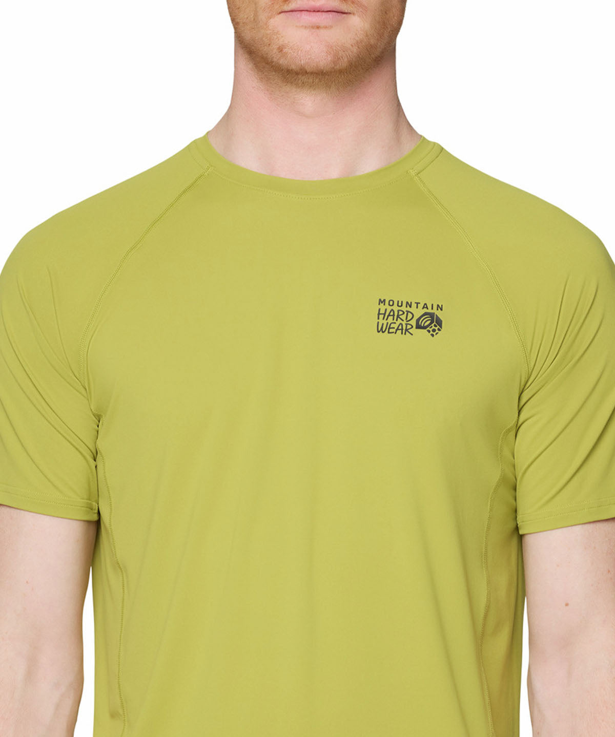 Polera Manga Corta Hombre Crater Lake  Verde Mountain Hardwear