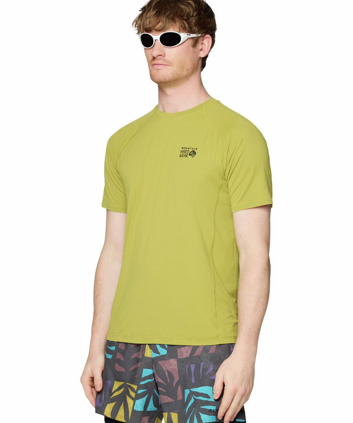 Polera Manga Corta Hombre Crater Lake  Verde Mountain Hardwear