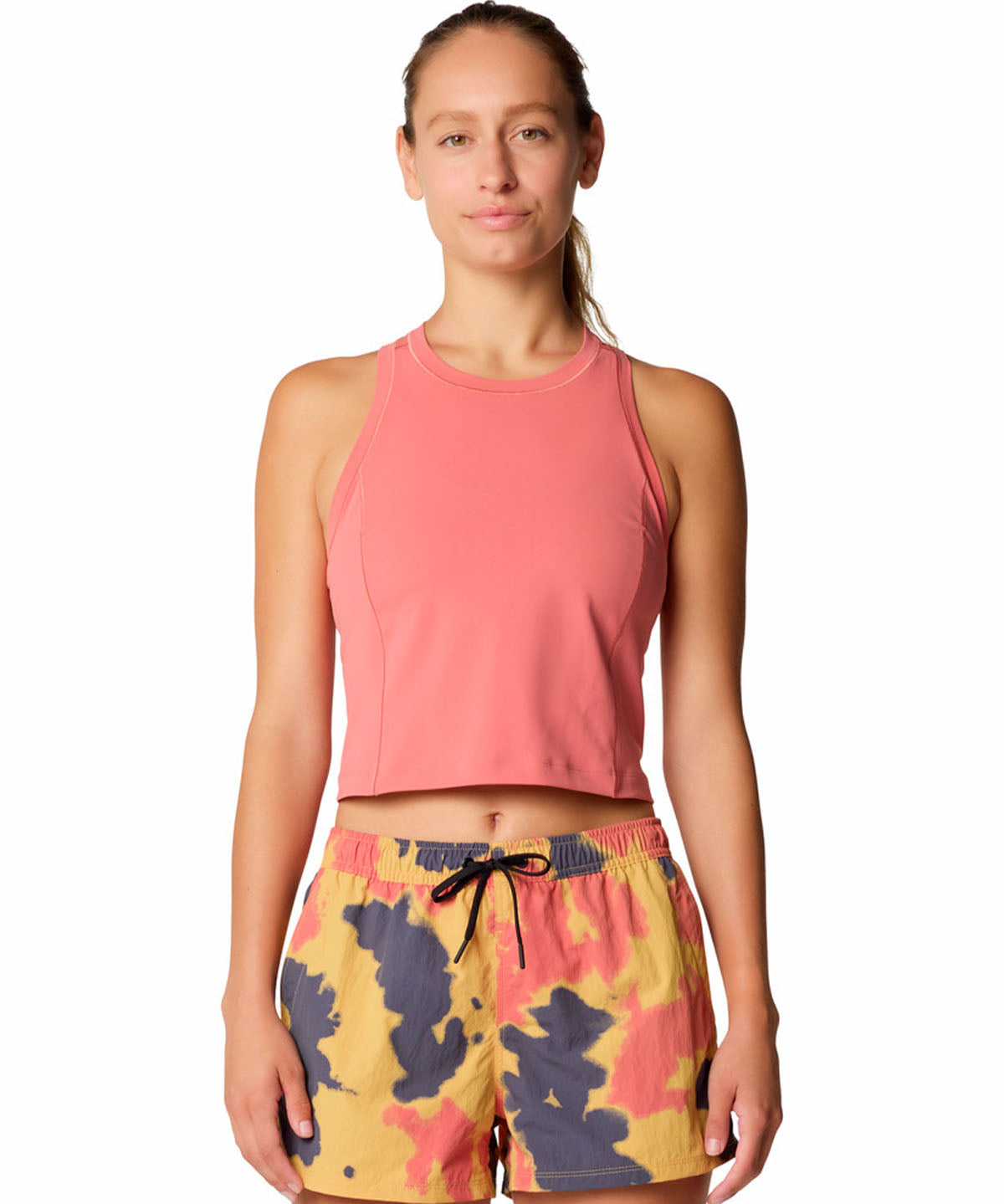 Polera Mujer Stretch Tanklette Café Mountain Hardwear