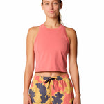 Polera Mujer Stretch Tanklette Café Mountain Hardwear