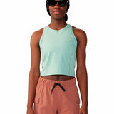 Polera Mujer Stretch Tanklette Verde Mountain Hardwear