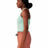 Polera Mujer Stretch Tanklette Verde Mountain Hardwear