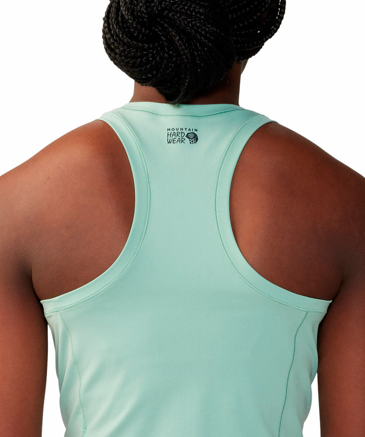 Polera Mujer Stretch Tanklette Verde Mountain Hardwear