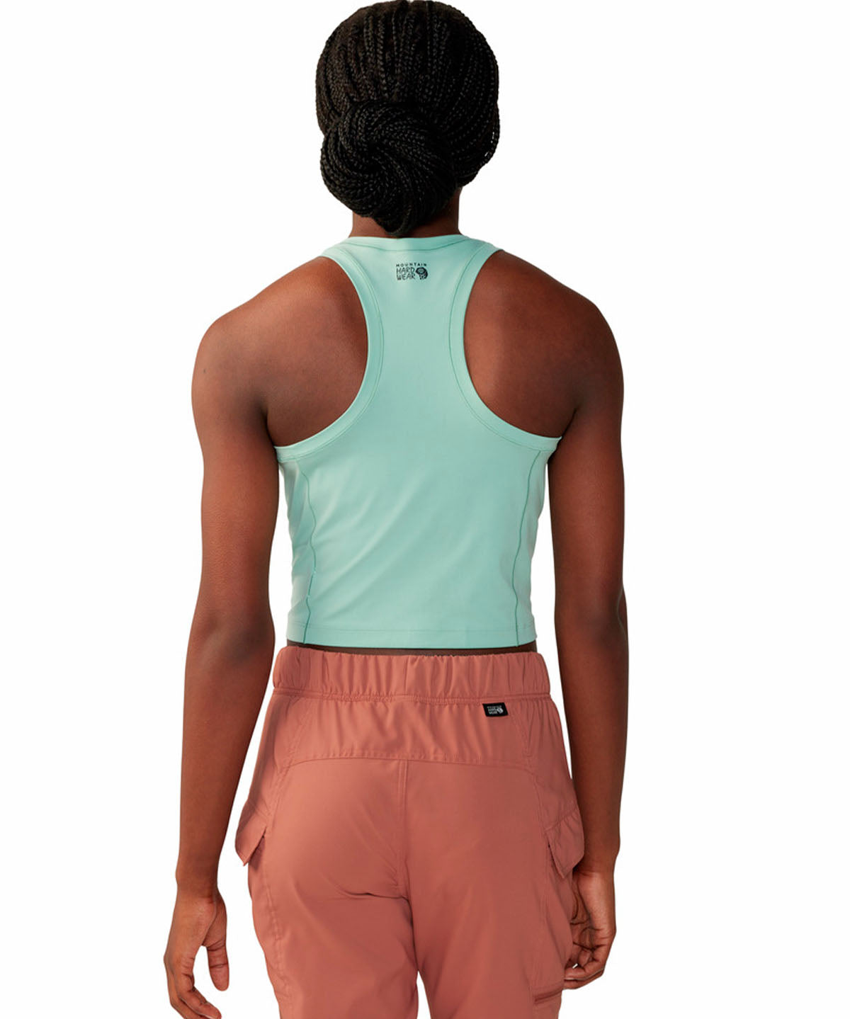 Polera Mujer Stretch Tanklette Verde Mountain Hardwear