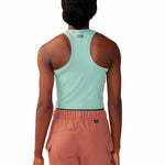 Polera Mujer Stretch Tanklette Verde Mountain Hardwear