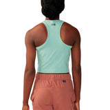 Polera Mujer Stretch Tanklette Verde Mountain Hardwear