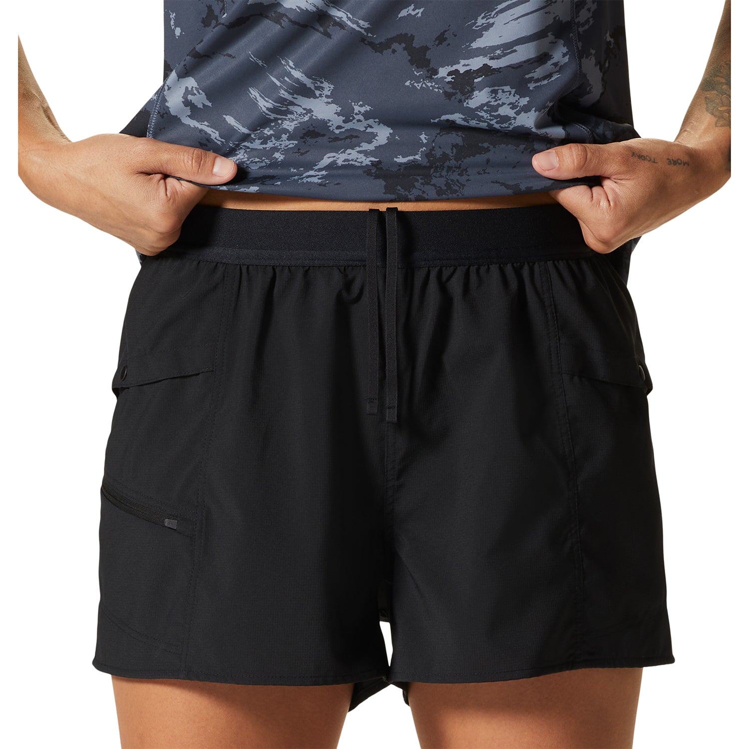 Short Mujer Trail Sender Negro Mountain Hardwear