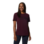 Polera Manga Corta Mujer Sportswear Logo Morado Mountain Hardwear