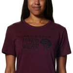 Polera Manga Corta Mujer Sportswear Logo Morado Mountain Hardwear
