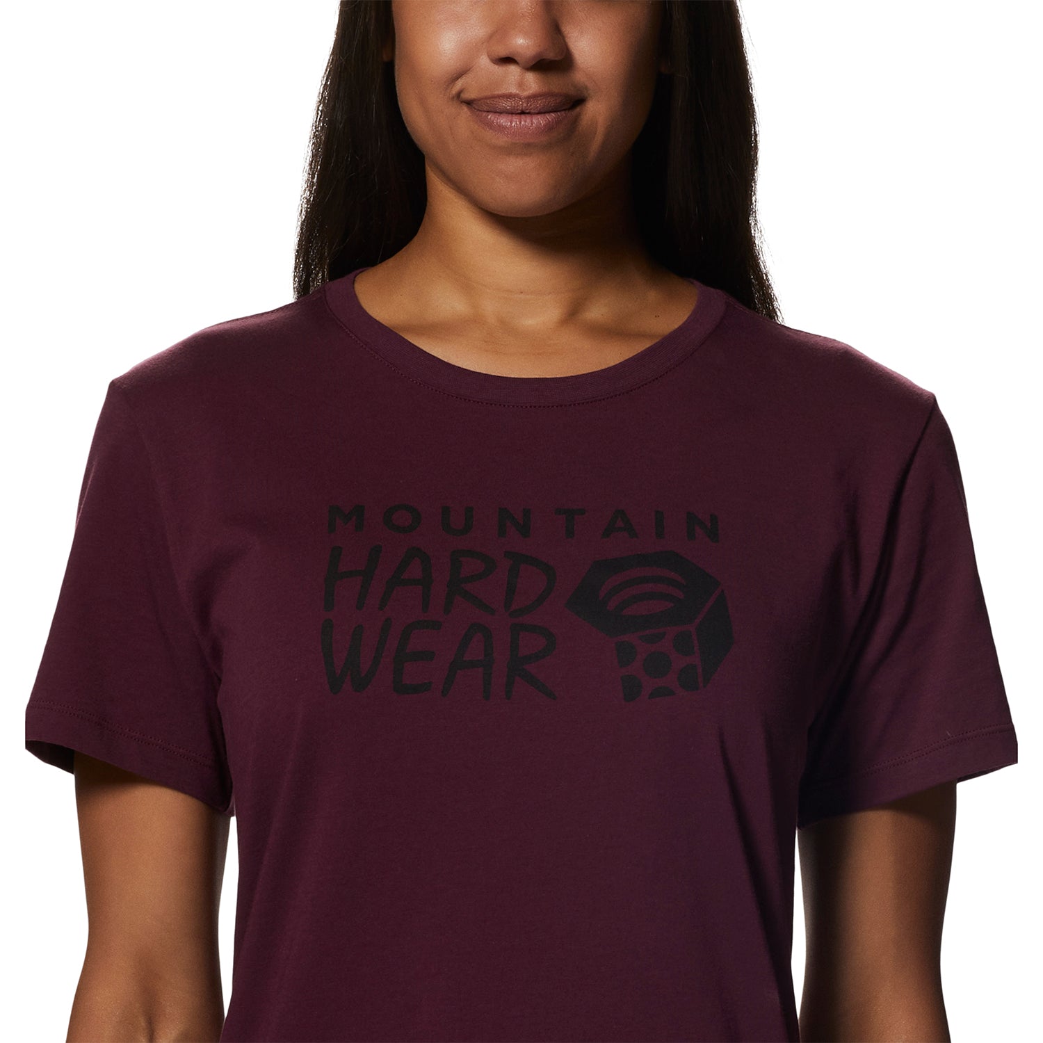 Polera Manga Corta Mujer Sportswear Logo Morado Mountain Hardwear