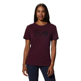 Polera Manga Corta Mujer Sportswear Logo Morado Mountain Hardwear