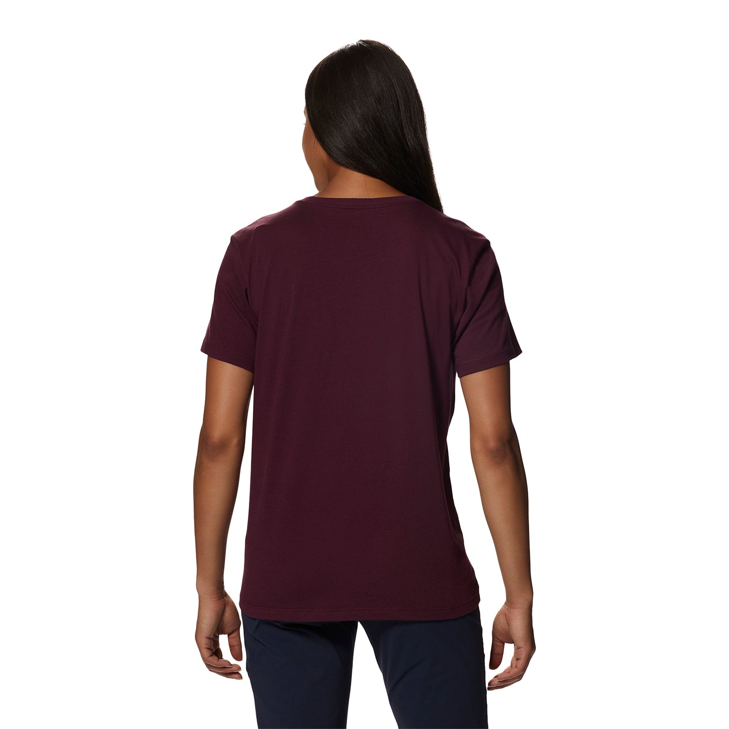 Polera Manga Corta Mujer Sportswear Logo Morado Mountain Hardwear