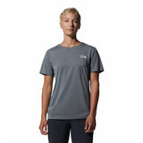 Polera Manga Corta Mujer Wicked Tech Gris Mountain Hardwear