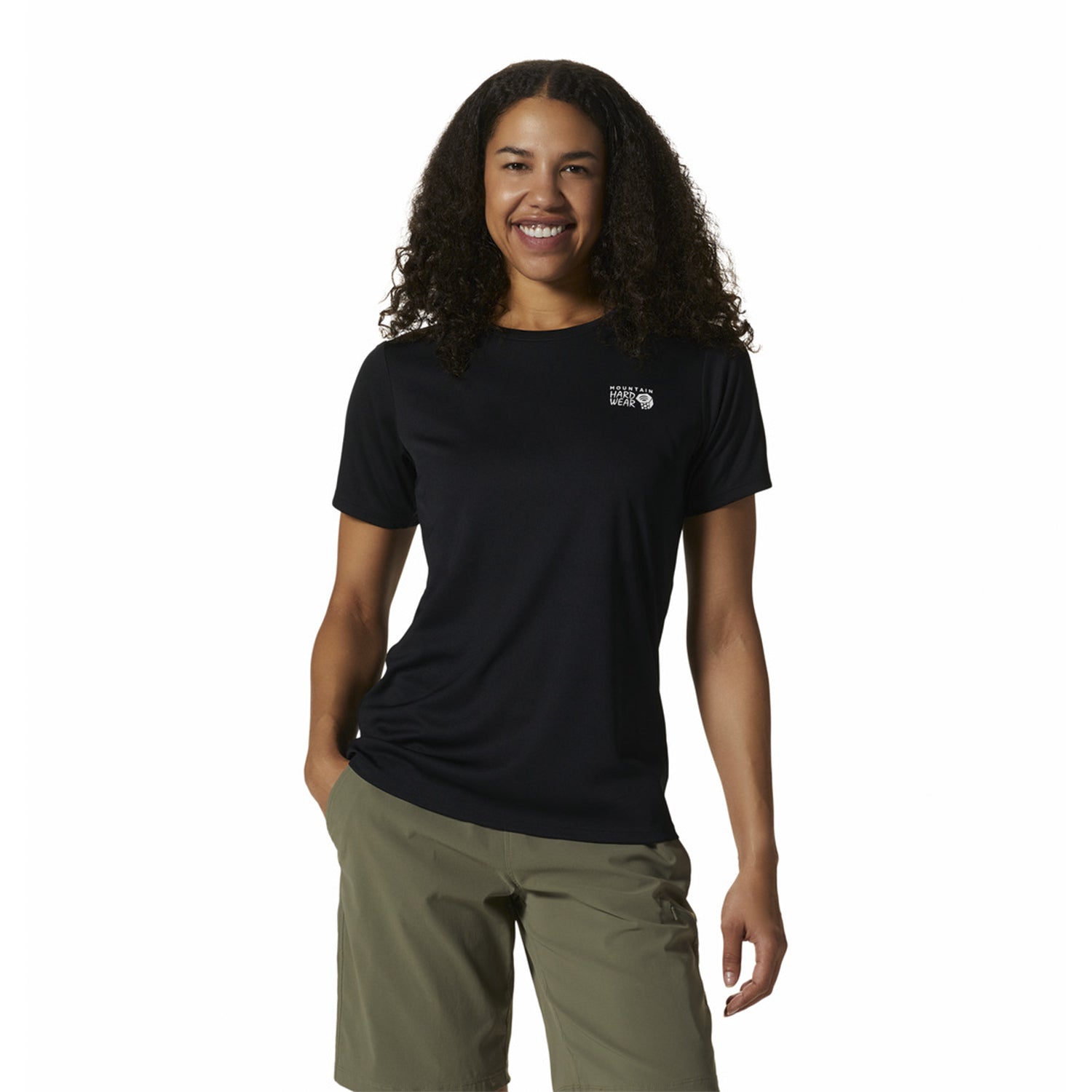 Polera Manga Corta Mujer Wicked Tech Negro Mountain Hardwear