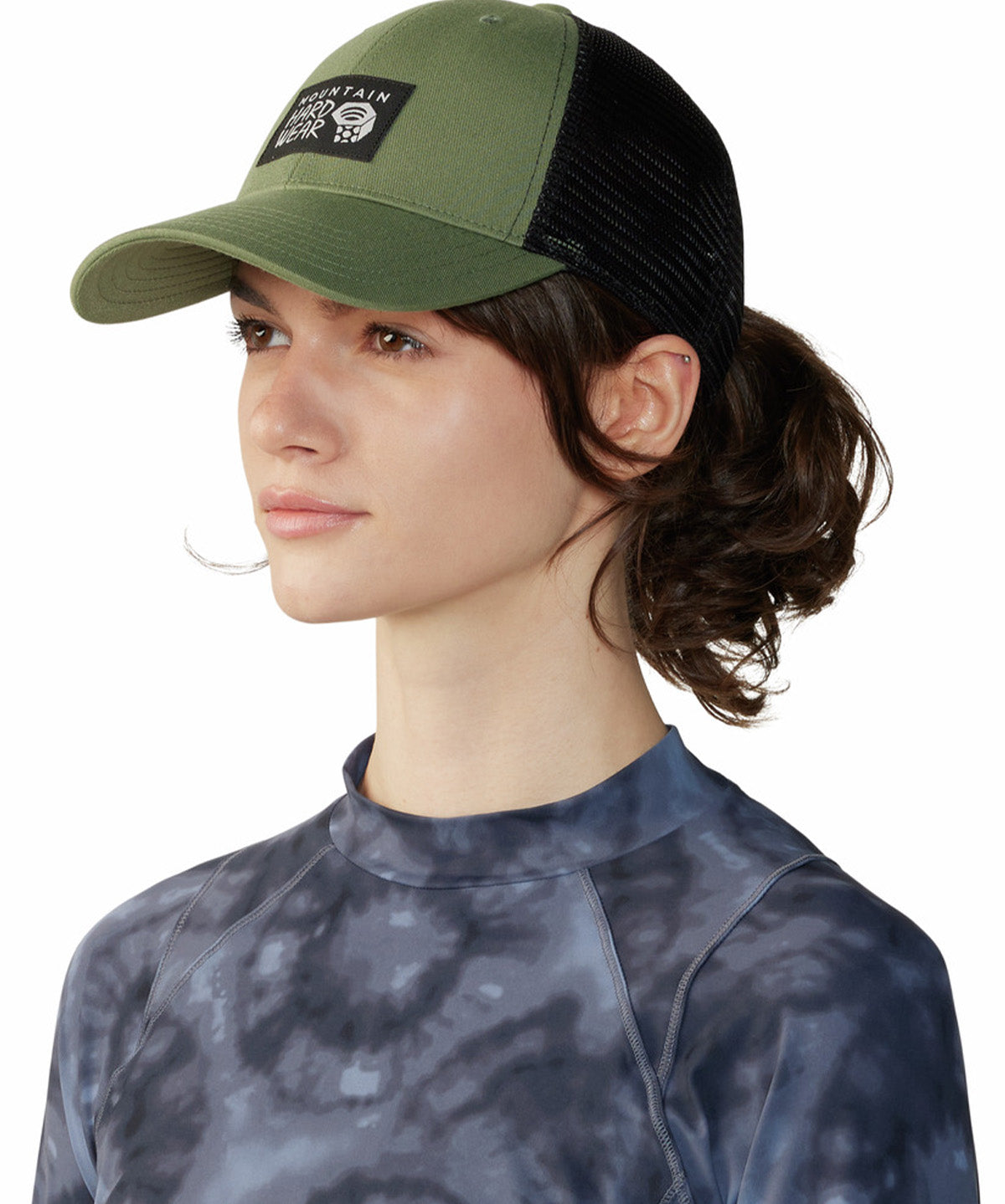 Jockey Unisex Mhw Logo Trucker Verde Mountain Hardwear