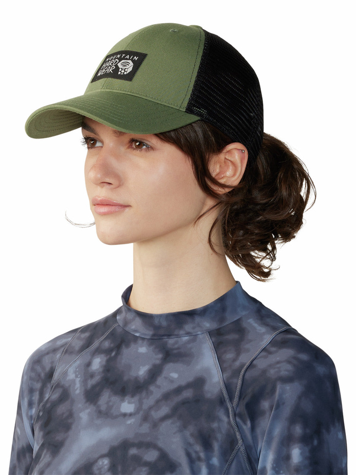 Jockey Unisex Mhw Logo Trucker Verde Mountain Hardwear