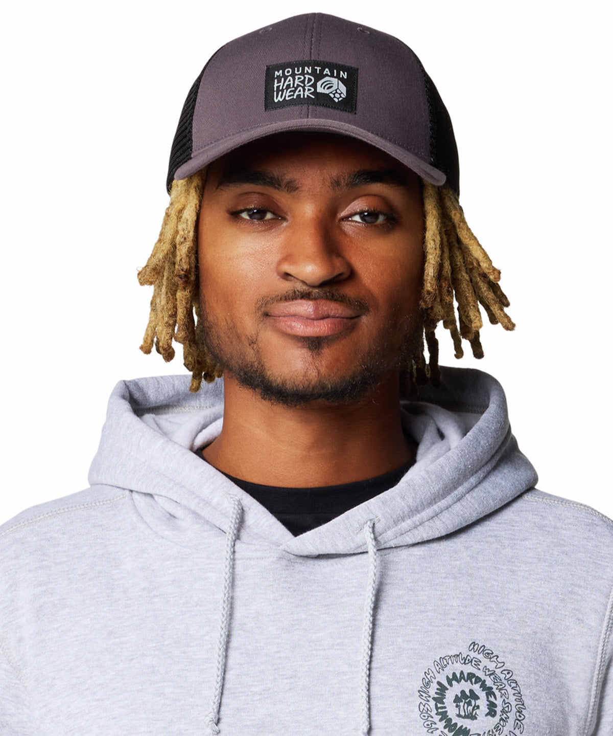 Jockey Unisex Mhw Logo Trucker Morado Mountain Hardwear